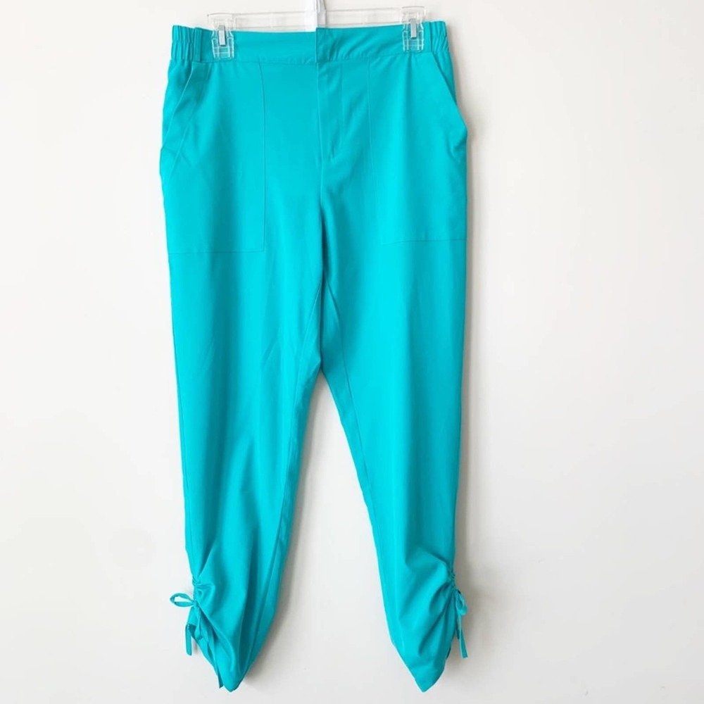 Twiggy London Blue Casual Ruched Capri